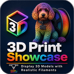 آیکن 3D Print Showcase – Display 3D Models with Realistic Filaments