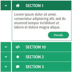 آیکن Accordion FAQ with Category