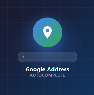آیکن Autocomplete Google Address