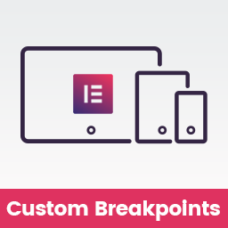 آیکن Custom Breakpoints for Elementor