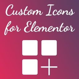 آیکن Custom Icons for Elementor