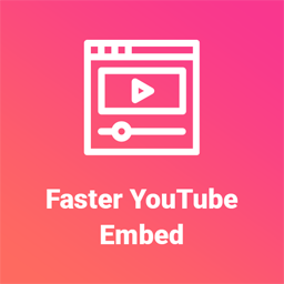 آیکن Faster YouTube Embed
