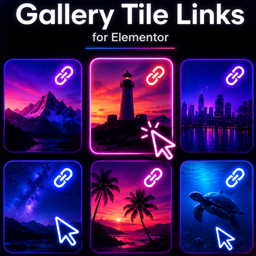 آیکن Gallery Tile Links (for Elementor)
