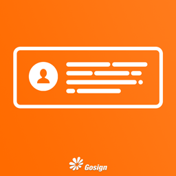 آیکن Gosign – Contact Person Box Block
