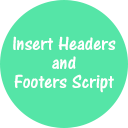 آیکن Insert Headers and Footers Code – HT Script
