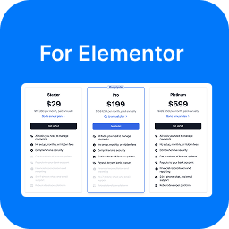آیکن Modern Pricing Table for Elementor