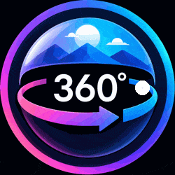 آیکن Photo Sphere Viewer – 360° Panorama, Virtual Tour, 360 Video & AR 3D Model Viewer