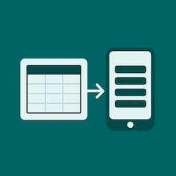 آیکن Responsive Table for Elementor