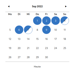 آیکن Simple calendar for Elementor