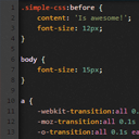 آیکن Simple CSS