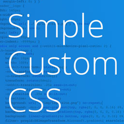 آیکن Simple Custom CSS Plugin