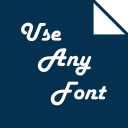 آیکن Use Any Font | Custom Font Uploader