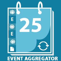 آیکن WP Event Aggregator: Import Eventbrite events, Meetup events, social events and any iCal Events into Event Calendar
