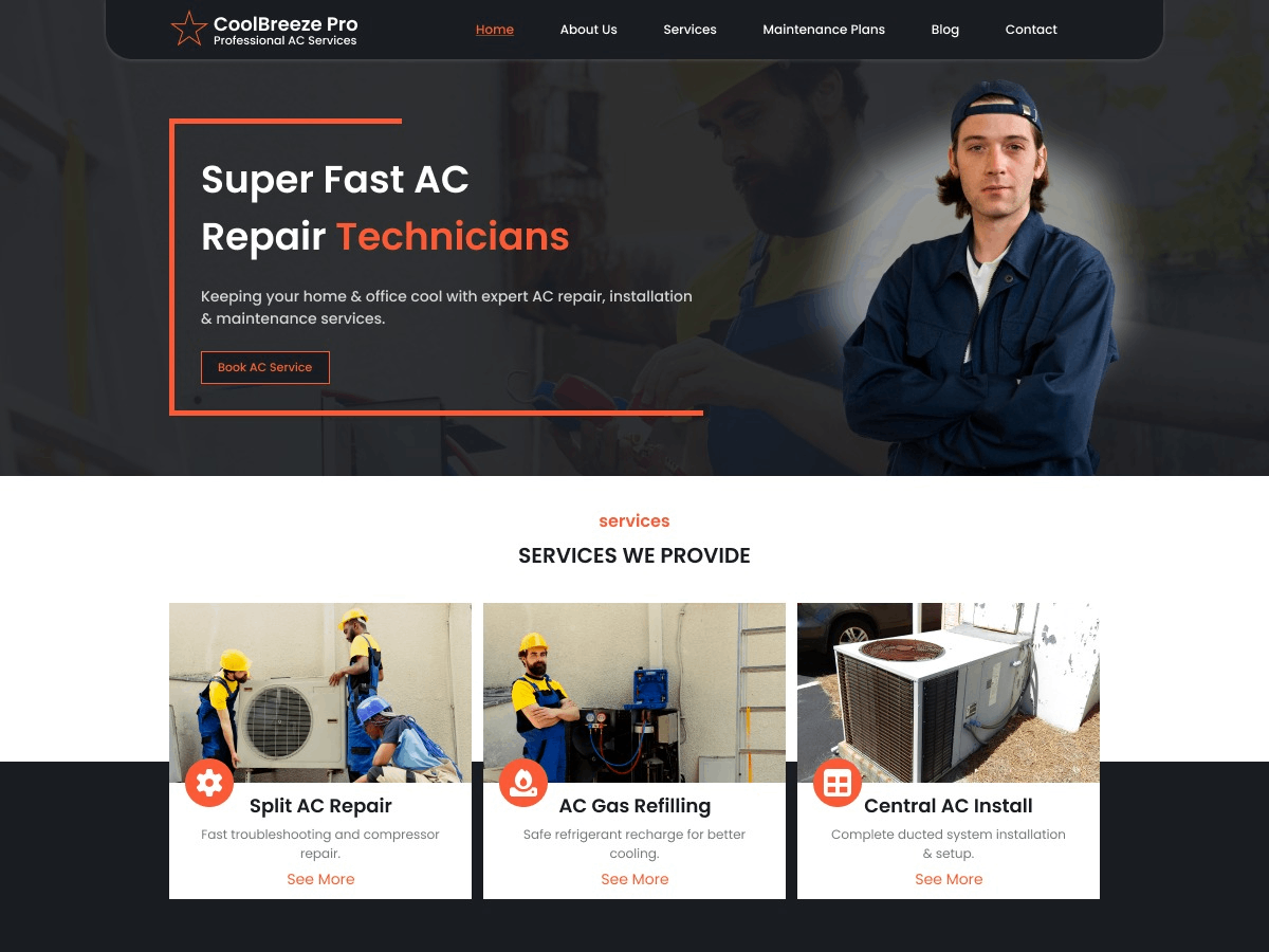 آیکن AC Repair Solutions
