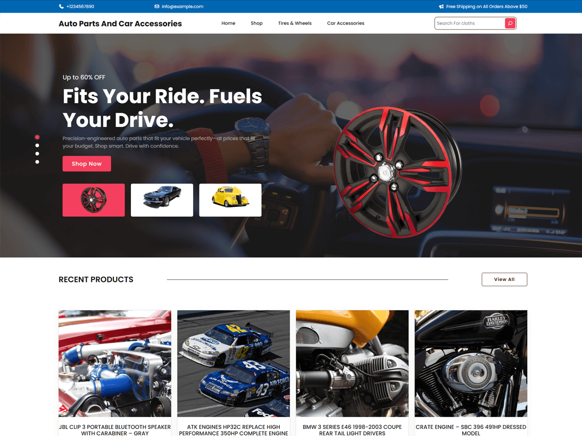 آیکن Auto Parts and Car Accessories