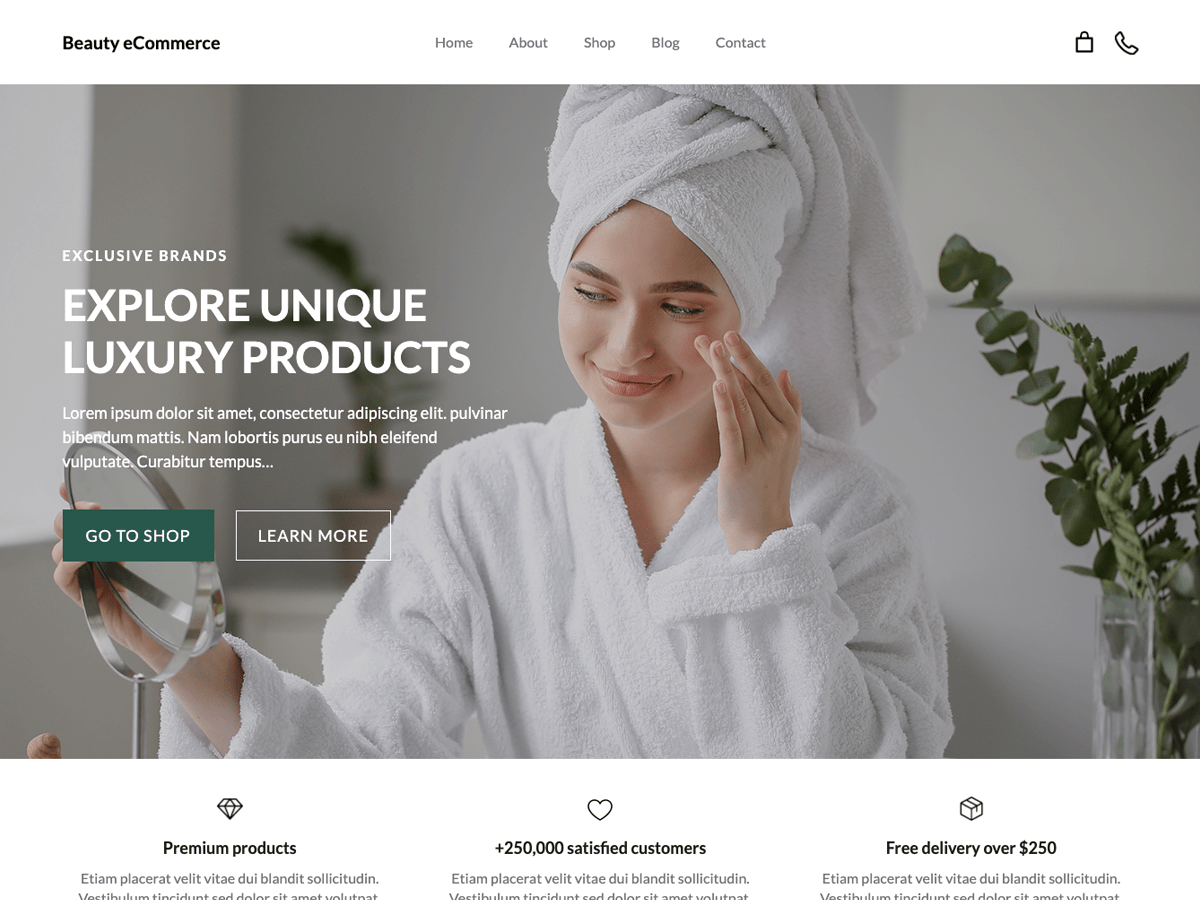 آیکن Beauty Ecommerce X
