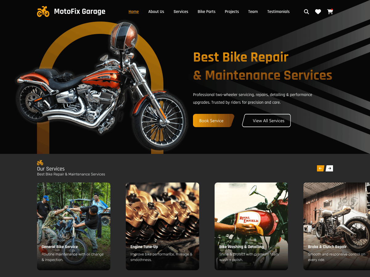 آیکن Bike Repair Garage
