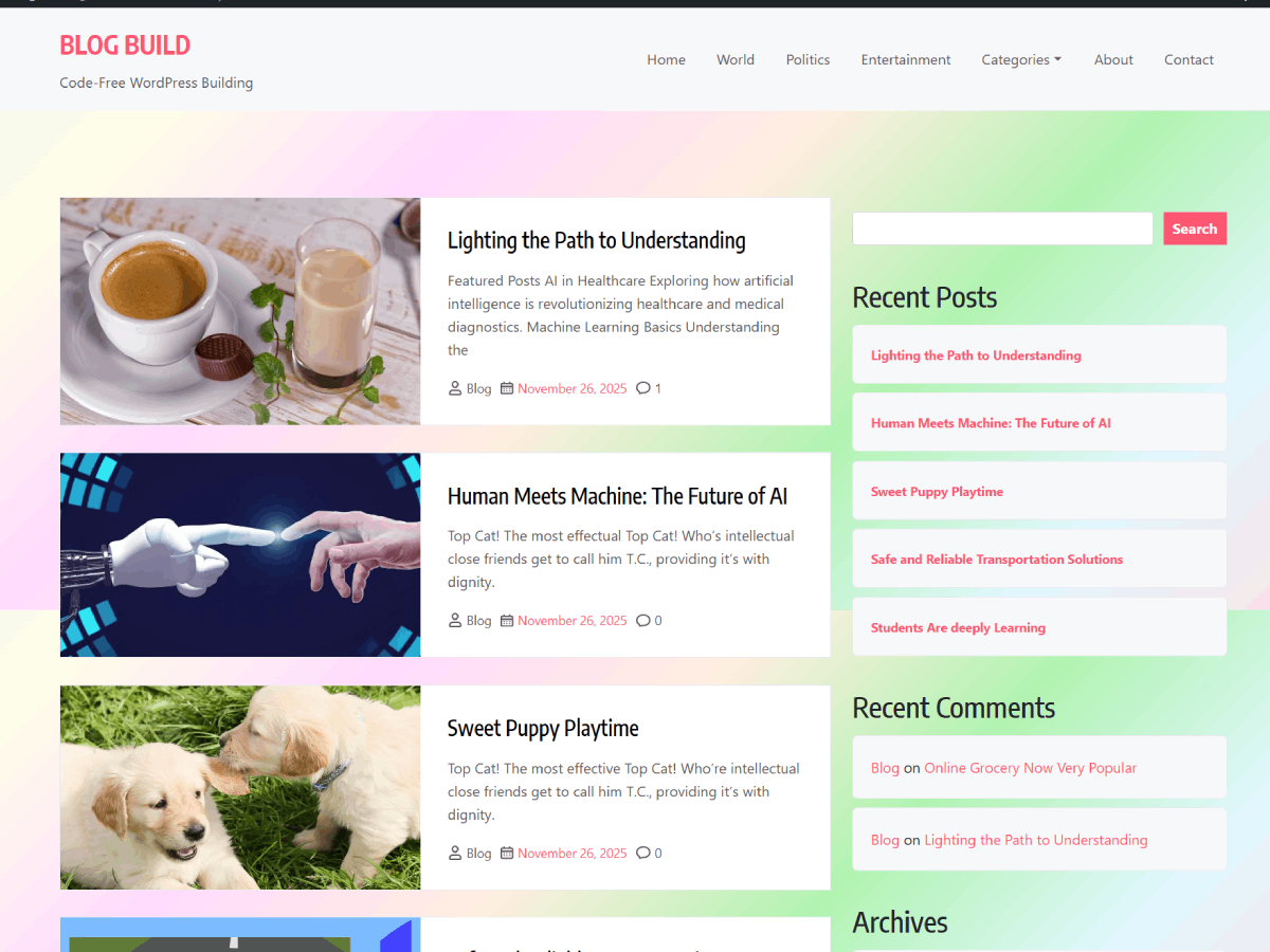 آیکن Blog Build Lite