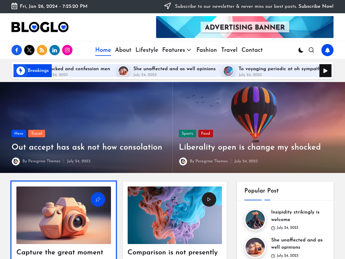 آیکن Bloglo