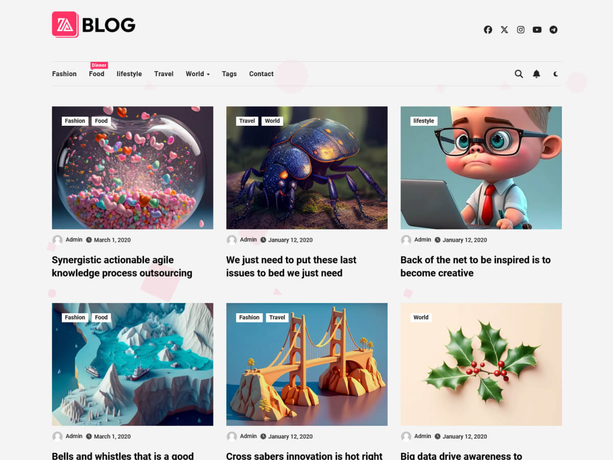 آیکن Blogza