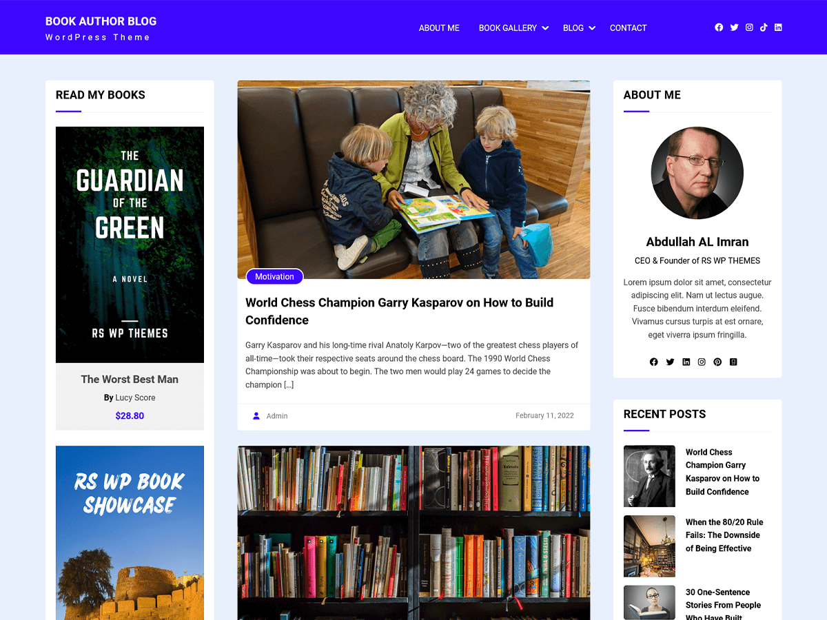 آیکن Book Author Blog