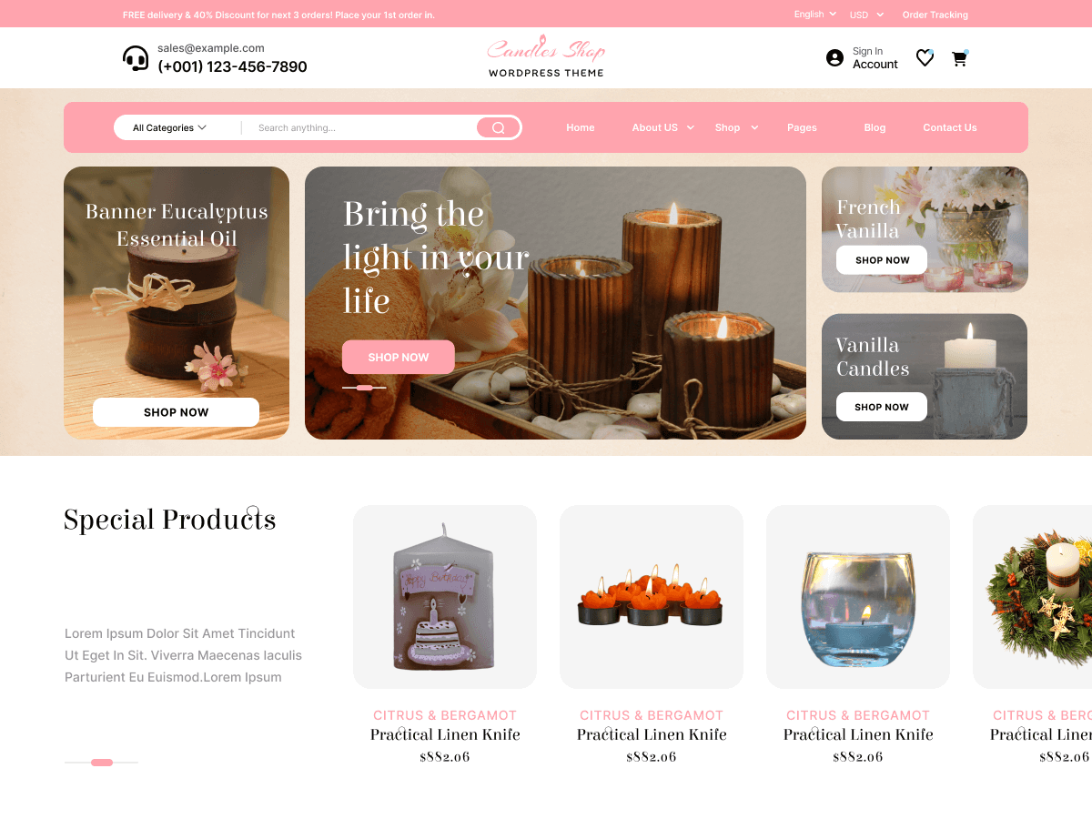 آیکن Candles Shop