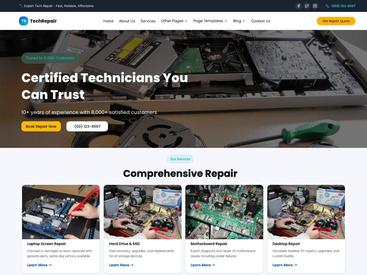 آیکن Computer Repair Solutions