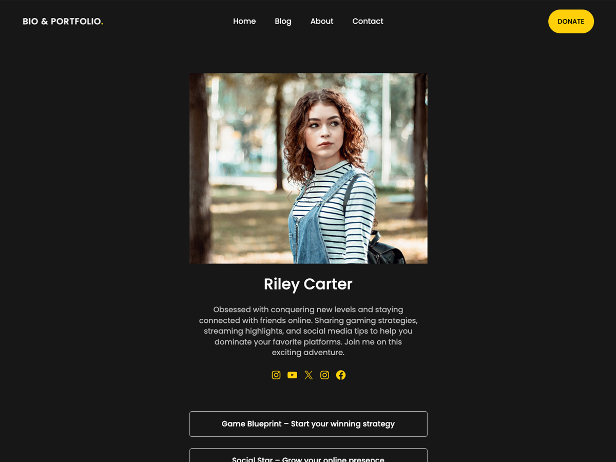 آیکن Dark Mode Portfolio