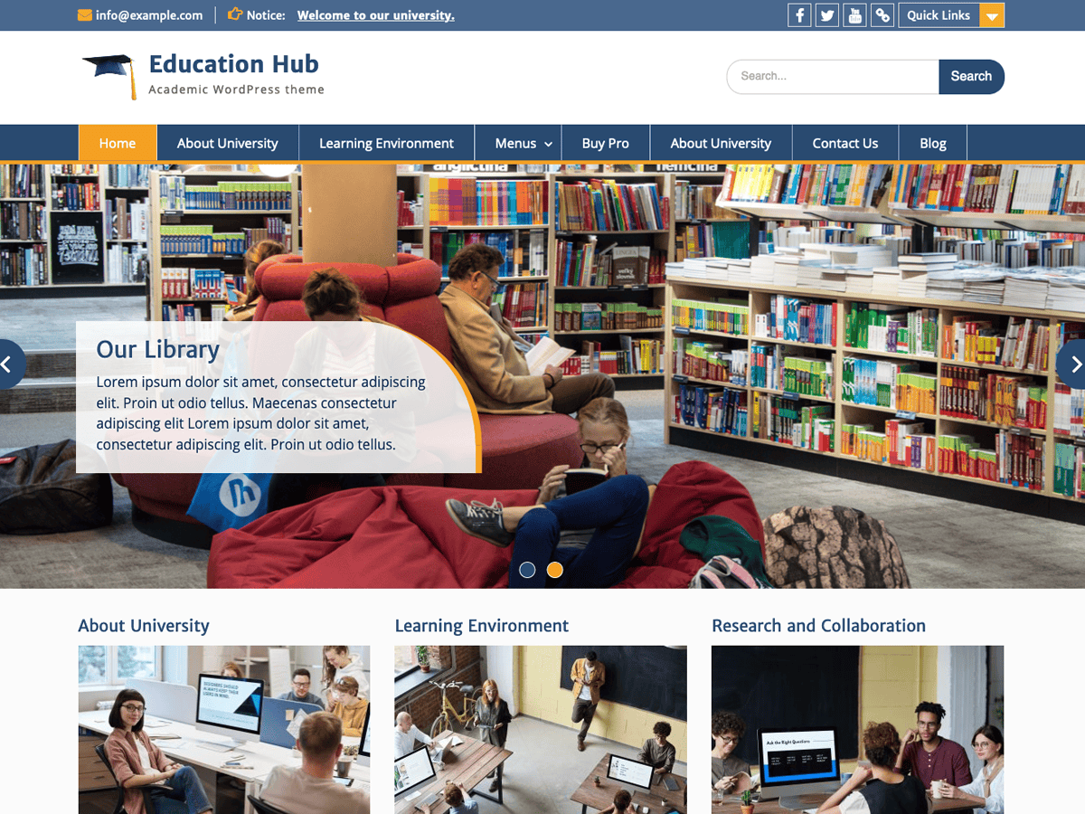 آیکن Education Hub