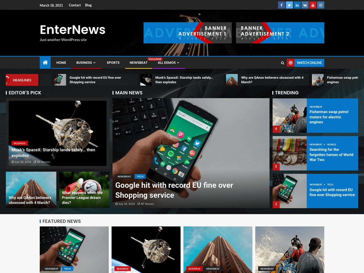 آیکن EnterNews