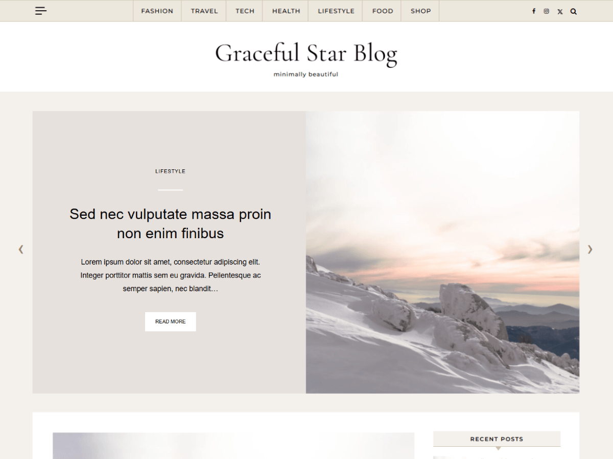 آیکن Graceful Star Blog