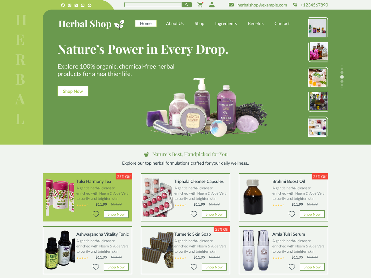 آیکن Herbal Products Shop