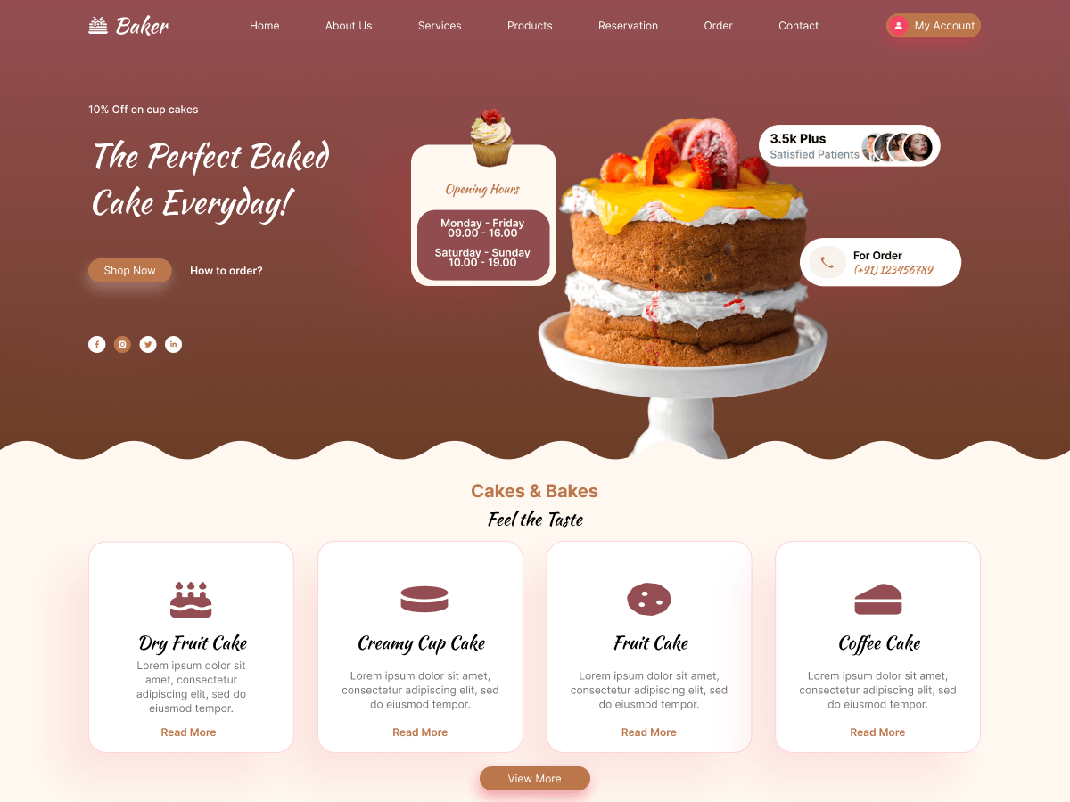 آیکن Modern Bakery Shop