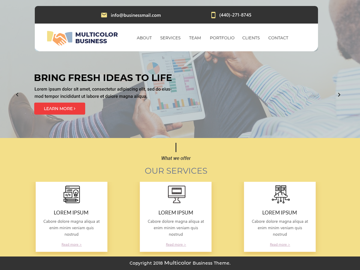 آیکن Multicolor Business