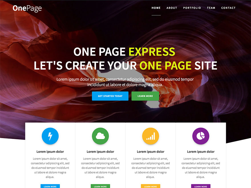 آیکن One Page Express