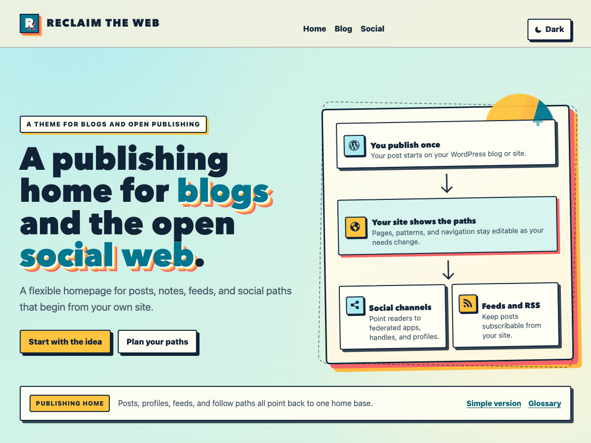 آیکن Reclaim the Web