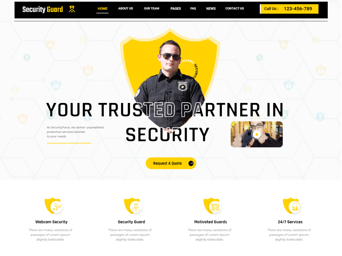 آیکن Security Guard Services