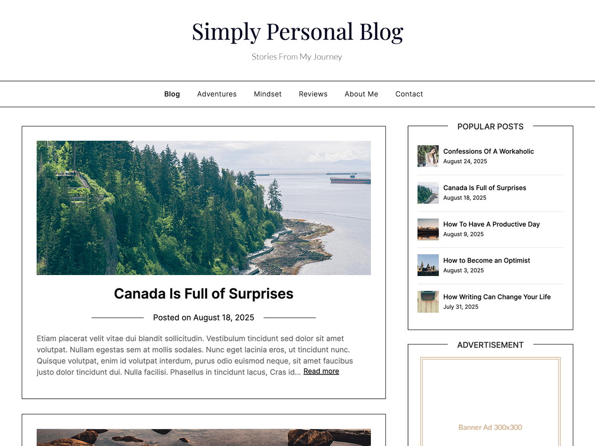 آیکن Simply Personal Blog