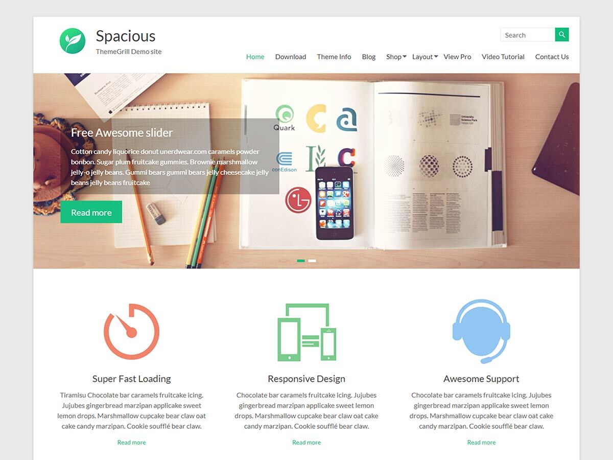 آیکن Spacious
