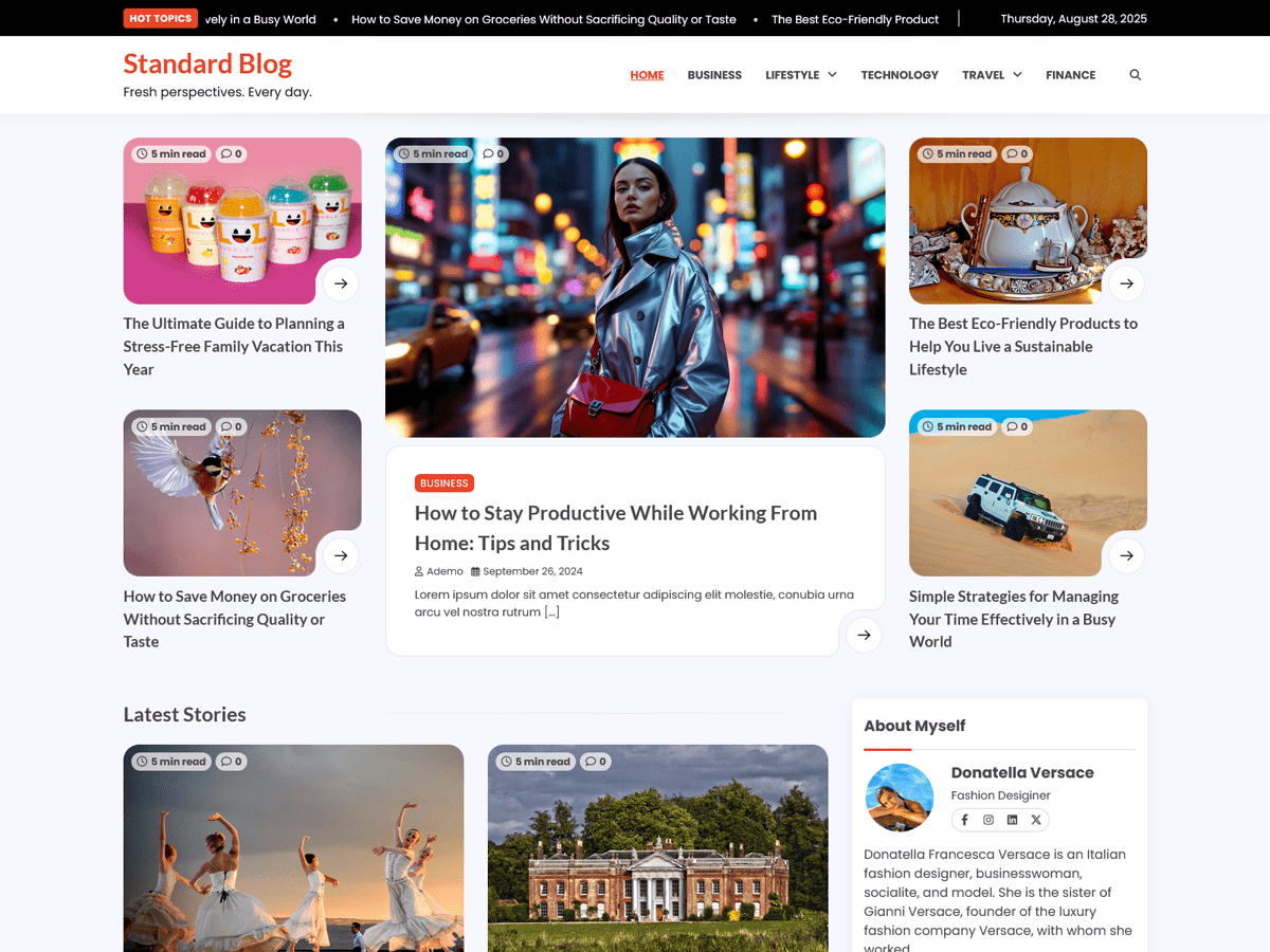 آیکن Standard Blog