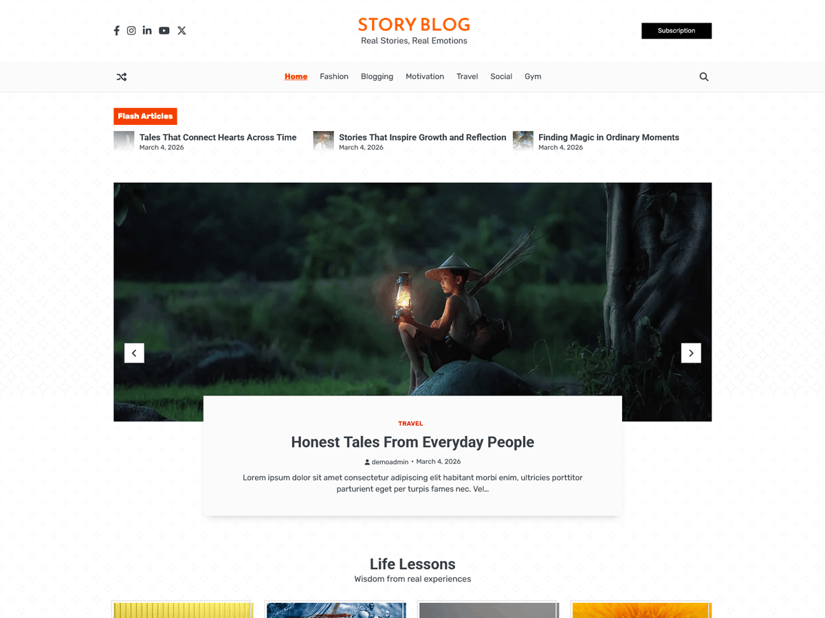 آیکن Story Blog