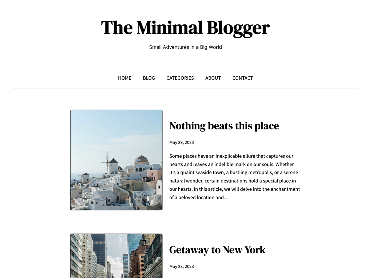 آیکن The Minimal Blogger