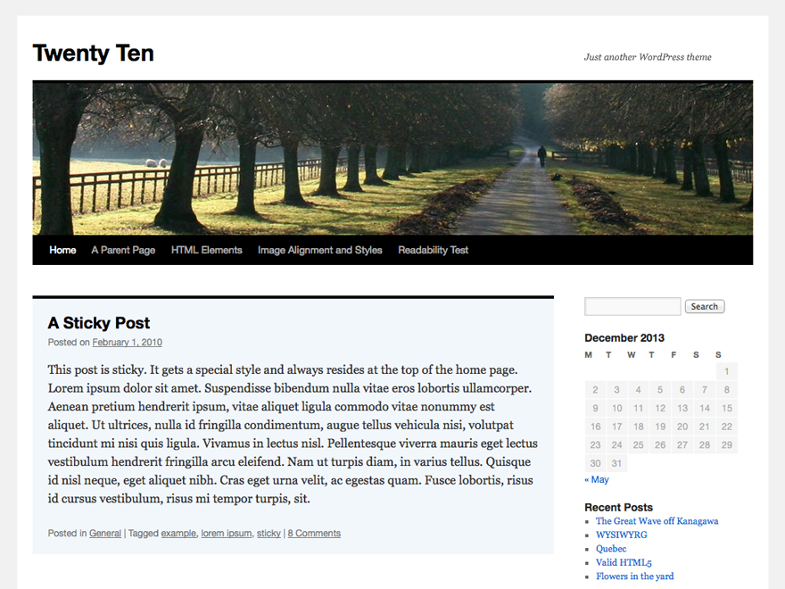 آیکن Twenty Ten