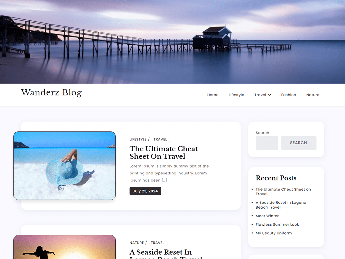 آیکن Wanderz Blog