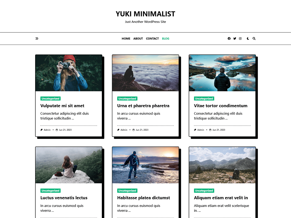آیکن Yuki Minimalist Blog